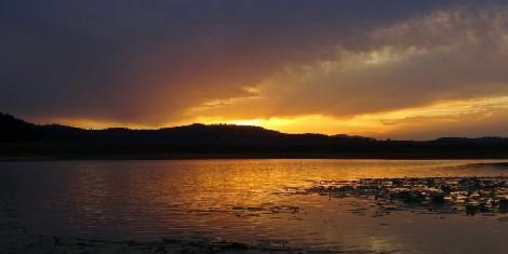 Jezero skozi fotografski objektiv