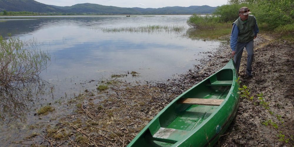 PREPOVED RIBOLOVA NAD CESTO DOLENJE JEZERO – OTOK