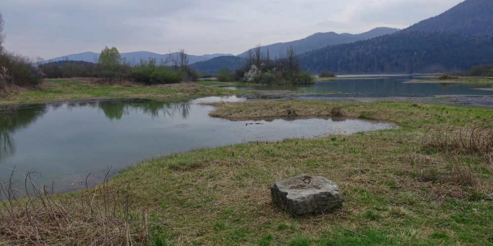 DEŽEVJE DVIGNILO JEZERSKO GLADINO