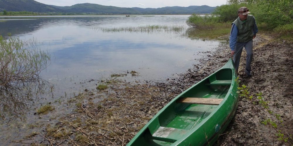 PREPOVED RIBOLOVA NAD CESTO DOLENJE JEZERO – OTOK